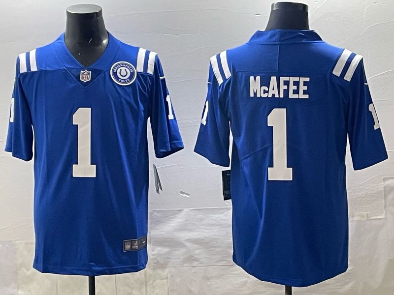 Men 2025 Nike Indianapolis Colts #1 Mcafee Blue Limited NFL Jersey 02->indianapolis colts->NFL Jersey